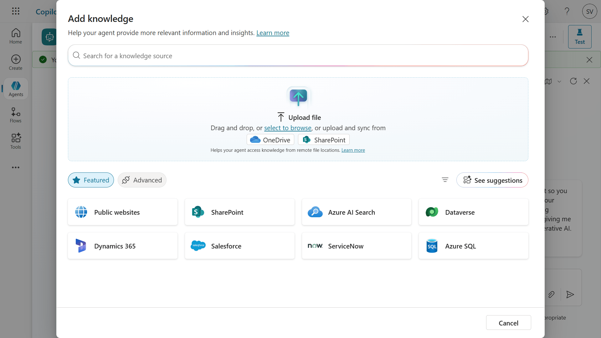 create copilot agent